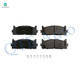 Set of 12 Front 296mm-Rear 281mm Drilled Slotted Brake Disc Rotors-Ceramic Brake Pad Kit For 2008-2011 Toyota Avalon
