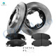 Set of 6 Front 259mm Brake Disc Rotors-Ceramic Brake Pad Kit For 1997 Acura CL