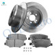 Set of 6 Rear 316mm Brake Disc Rotors-Ceramic Brake Pad Kit For 2008-2012 Jeep Liberty