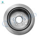 Set of 12 Front 296mm-Rear 313mm Brake Disc Rotors-Ceramic Brake Pad Kit For 2005-2010 Honda Odyssey Front D1521 7994