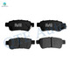 Set of 12 Front 296mm-Rear 313mm Brake Disc Rotors-Ceramic Brake Pad Kit For 2005-2010 Honda Odyssey Front D1521 7994