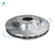 Set of 6 Front 322.95mm Brake Disc Rotors-Ceramic Brake Pad Kit For 2012 2013 Chevrolet Impala