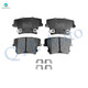 Set of 12 Front-Rear 320mm Brake Disc Rotors-Ceramic Brake Pad Kit For 2010 Dodge Charger V8
