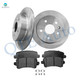 Set of 6 Rear 292mm Brake Disc Rotors-Ceramic Brake Pad Kit For 2013-2015 Chevrolet Malibu