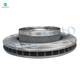Set of 12 Front 302mm-Rear 316mm Brake Disc Rotors-Ceramic Brake Pad Kit For 2008-2012 Jeep Liberty