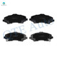 Set of 12 Front 302mm-Rear 316mm Brake Disc Rotors-Ceramic Brake Pad Kit For 2008-2012 Jeep Liberty