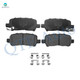 Set of 12 Front 322.95mm-Rear 270mm Brake Disc Rotors-Ceramic Brake Pad Kit Replacement For 2012 2013 Chevrolet Impala