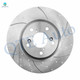 Set of 12 Front 319.7mm-Rear 333.8mm Drilled Slotted Brake Disc Rotors-Ceramic Brake Pad Kit For 2011-2014 Honda Odyssey