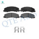 Set of 12 Front 322.95mm-Rear 270mm Brake Disc Rotors-Ceramic Brake Pad Kit For 2012 2013 Chevrolet Impala