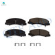Set of 12 Front 302.95mm-Rear 278mm Brake Disc Rotors-Ceramic Brake Pad Kit For 2006 2007 Chevrolet Monte Carlo Rear D814 7387