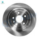 Set of 6 Rear 330mm Brake Disc Rotors-Ceramic Brake Pad Kit For 2010-2018 Lincoln MKT