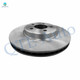 Set of 12 Front-Rear 320mm Brake Disc Rotors-Ceramic Brake Pad Kit For 2005 2007 2008 Dodge Magnum Rear D1057 7964