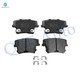 Set of 12 Front-Rear 320mm Brake Disc Rotors-Ceramic Brake Pad Kit For 2005 2007 2008 Dodge Magnum Rear D1057 7964
