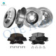 Set of 12 Front 302.95mm-Rear 278mm Brake Disc Rotors-Ceramic Brake Pad Kit For 2006-2008 Chevrolet Impala