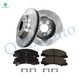 Set of 6 Front 302.95mm Brake Disc Rotors-Ceramic Brake Pad Kit For 2014-2016 Chevrolet Impala Limited