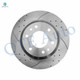 Set of 6 Front 305mm Drilled Slotted Brake Disc Rotors-Ceramic Brake Pad Kit For 2005 Isuzu Ascender