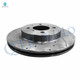 Set of 12 Front 299mm-Rear 280mm Brake Disc Rotors-Ceramic Brake Pad Kit For 2006 2007 Mazda 6