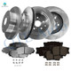 Set of 12 Front 275mm-Rear 281mm Brake Disc Rotors-Ceramic Brake Pad Kit For 2010-2012 Lexus HS250H