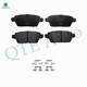 Set of 6 Rear 280mm Brake Disc Rotors-Ceramic Brake Pad Kit For 2006 2007 Mazda 6