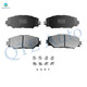 Set of 12 Front 275mm-Rear 281mm Brake Disc Rotors-Ceramic Brake Pad Kit For 2006-2018 Toyota RAV4