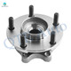 Set of 4 Front 320mm Brake Disc Rotors-Wheel Hub Bearing Assembly For 2003-2006 Infiniti FX35 AWD