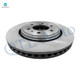 Set of 4 Front 350mm Brake Disc Rotors-Wheel Hub Bearing Assembly For 2013 2014 Ford Expedition 4WD