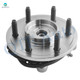 Set of 4 Front 350mm Brake Disc Rotors-Wheel Hub Bearing Assembly For 2014 Ford F-150 4WD