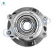 Set of 4 Front 320mm Brake Disc Rotors-Wheel Hub Bearing Assembly For 2009-2012 Infiniti G37