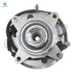 Set of 4 Front 350mm Brake Disc Rotors-Wheel Hub Bearing Assembly For 2014 Lincoln Navigator 4WD