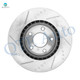Set of 8 Front 295.5mm-Rear 292mm Drilled Slotted Brake Disc Rotors-Wheel Hub Bearing Assembly For 2003 2004 Infiniti G35