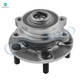 Set of 8 Front 295.5mm-Rear 292mm Drilled Slotted Brake Disc Rotors-Wheel Hub Bearing Assembly For 2003 2004 Infiniti G35