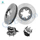 Set of 4 Front 280mm Drilled Slotted Brake Disc Rotors-Wheel Hub Bearing Assembly For 2004-2008 Chevrolet Colorado