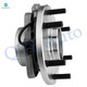 Set of 4 Front 320mm Drilled Slotted Brake Disc Rotors-Wheel Hub Bearing Assembly For 2004 2005 Infiniti QX56