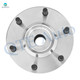 Set of 4 Front 320mm Drilled Slotted Brake Disc Rotors-Wheel Hub Bearing Assembly For 2004-2006 Nissan Titan