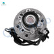Set of 4 Front 280mm Drilled Slotted Brake Disc Rotors-Wheel Hub Bearing Assembly For 2007 2008 Isuzu I-370