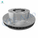 Set of 4 Front 347mm Drilled Slotted Brake Disc Rotors-Wheel Hub Bearing Assembly For 2011 2012 Ford F-350 Super Duty