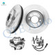 Set of 4 Front 330mm Brake Disc Rotors-Wheel Hub Bearing Assembly For 2005-2008 Ford F-150