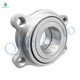 Set of 4 Rear 308mm Brake Disc Rotors-Wheel Hub Bearing Assembly For 2006-2009 Nissan 350Z