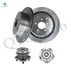 Set of 4 Rear 308mm Brake Disc Rotors-Wheel Hub Bearing Assembly For 2014-2020 Infiniti QX60 FWD