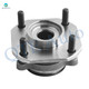 Set of 4 Front 280mm Drilled Slotted Brake Disc Rotors-Wheel Hub Bearing Assembly For 2007-2012 Nissan Sentra
