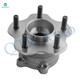 Set of 4 Rear 308mm Brake Disc Rotors-Wheel Hub Bearing Assembly For 2013 Infiniti JX35 AWD
