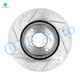 Set of 4 Front 280mm Drilled Slotted Brake Disc Rotors-Wheel Hub Bearing Assembly For 2007-2011 Nissan Versa