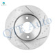 Set of 4 Front 280mm Drilled Slotted Brake Disc Rotors-Wheel Hub Bearing Assembly For 2007-2011 Nissan Versa