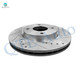 Set of 4 Front 280mm Drilled Slotted Brake Disc Rotors-Wheel Hub Bearing Assembly For 2007-2011 Nissan Versa