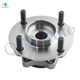 Set of 4 Front 280mm Drilled Slotted Brake Disc Rotors-Wheel Hub Bearing Assembly For 2007-2011 Nissan Versa