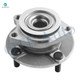 Set of 4 Front 280mm Drilled Slotted Brake Disc Rotors-Wheel Hub Bearing Assembly For 2007-2011 Nissan Versa