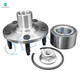 Set of 4 Front 320mm Brake Disc Rotors-Wheel Hub Bearing Assembly For 2007-2010 Ford Edge