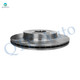Set of 4 Rear 315mm Drilled Slotted Brake Disc Rotors-Wheel Hub Bearing Assembly For 2013-2017 Cadillac XTS