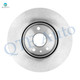 Set of 8 Front 276mm Brake Disc Rotors-Ceramic Brake Pad Kit-Wheel Hub Bearing Assembly For 2011-2015 Chevrolet Cruze