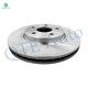 Set of 8 Front 276mm Brake Disc Rotors-Ceramic Brake Pad Kit-Wheel Hub Bearing Assembly For 2011-2015 Chevrolet Cruze